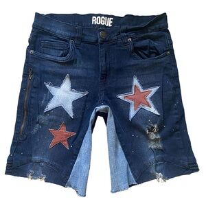“Star-boy” Flared Jorts | Men’s Size 28